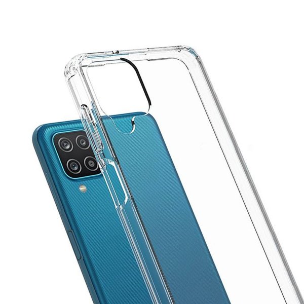 Rvelon Samsung Galaxy A12 Cover Stødsikkert Transparent