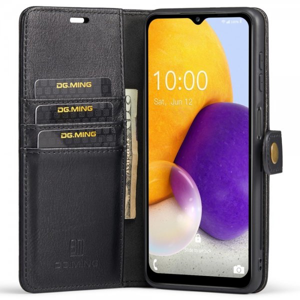 Dg.Ming Samsung Galaxy A13 4G Etui Aftageligt Cover Sort