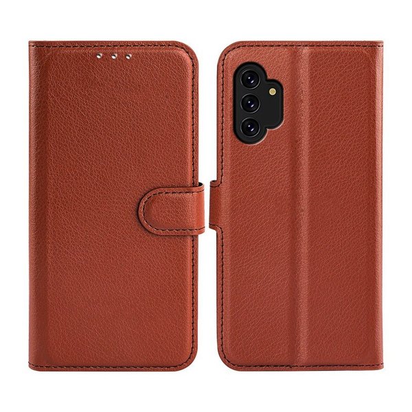 Samsung Galaxy A13 4G Etui med Støttefunktion Brun