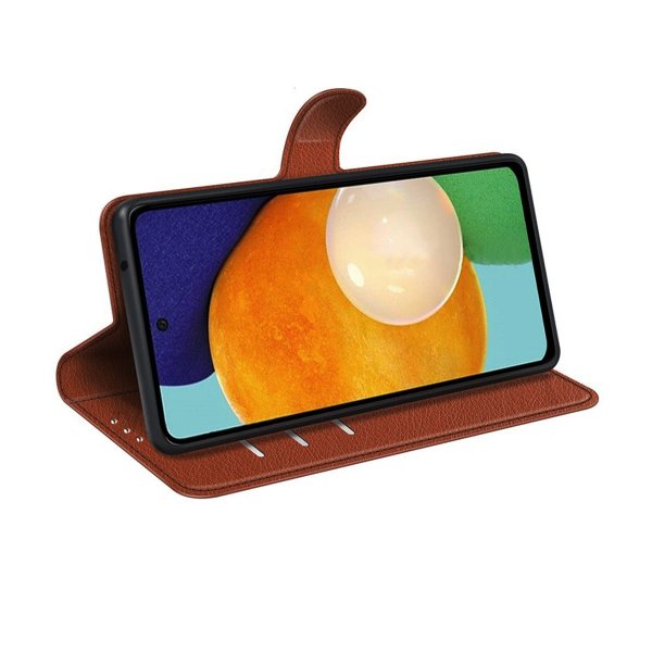 Samsung Galaxy A13 4G Etui med Støttefunktion Brun