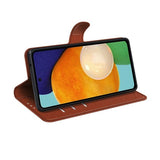 Samsung Galaxy A13 4G Etui med Støttefunktion Brun