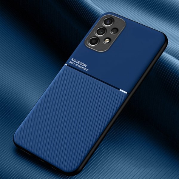 Samsung Galaxy A13 4G Cover med Metalplade Blå