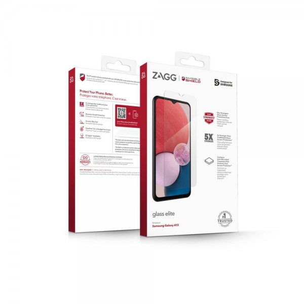 ZAGG InvisibleShield Samsung Galaxy A13 4G Skærmbeskyttelse Glass Elite