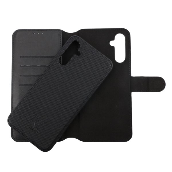 Rvelon Samsung Galaxy A14 Cover Magnetisk Aftageligt Etui Sort