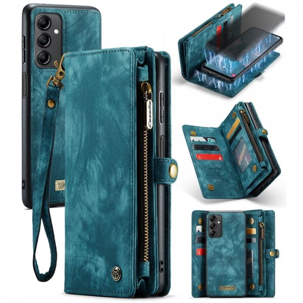 CaseMe Samsung Galaxy A14 Cover 008 Series Aftageligt Cover Petrol