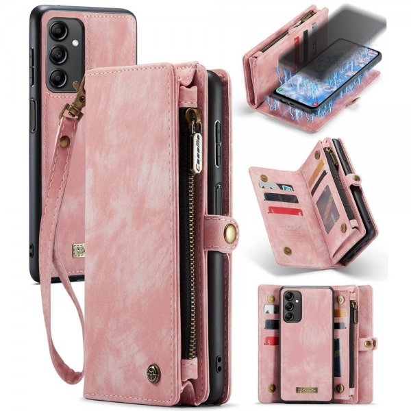 CaseMe Samsung Galaxy A14 Cover 008 Series Aftageligt Cover Rosa