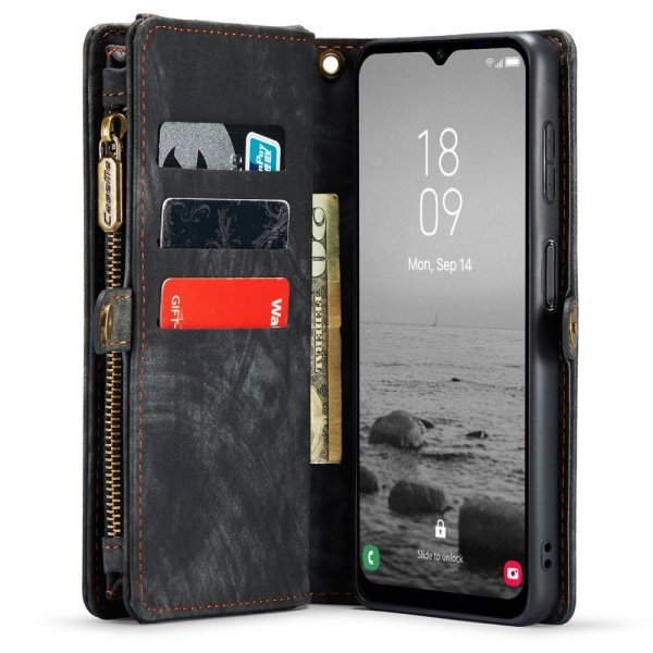 CaseMe Samsung Galaxy A14 Cover 008 Series Aftageligt Cover Sort