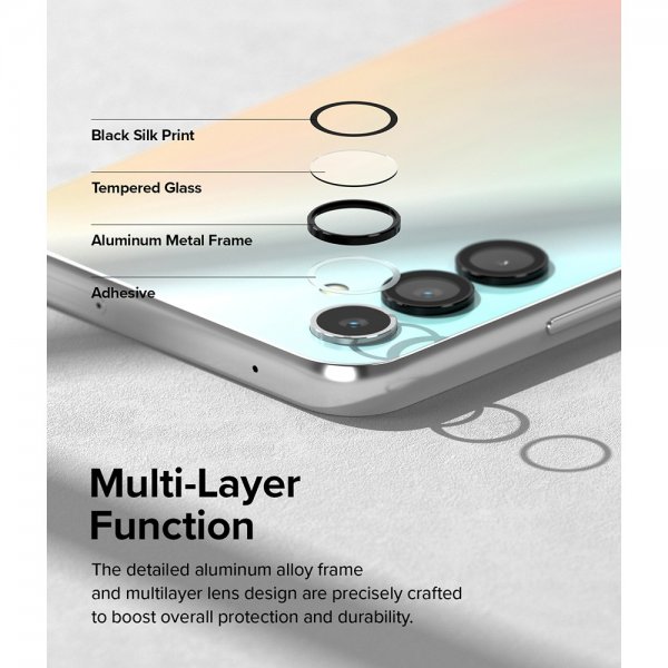 Ringke Samsung Galaxy A14/Galaxy A34 5G Kamerabeskytter Camera Lens Frame Sort