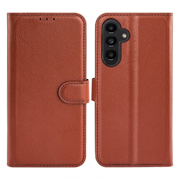 Samsung Galaxy A14 Cover med Stativ Brun