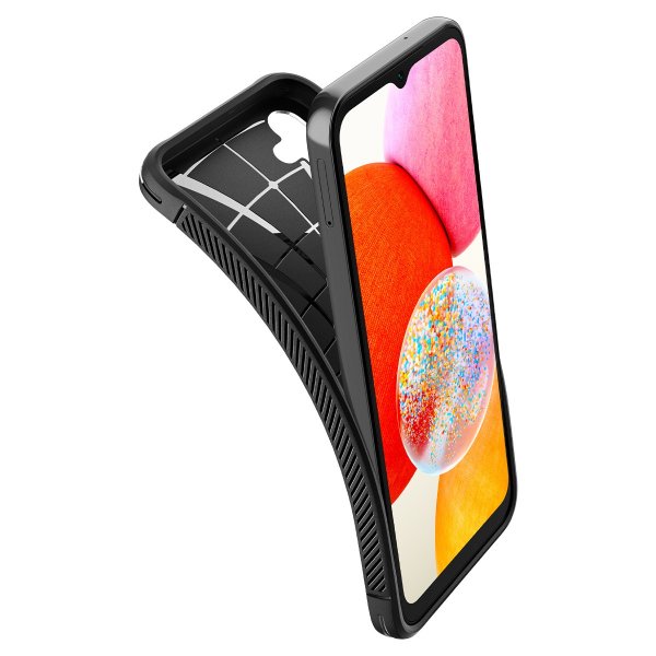 Spigen Samsung Galaxy A14 Cover Rugged Armor Mat Sort