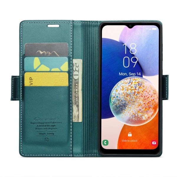 CaseMe Samsung Galaxy A14 Cover 023 Series Grøn