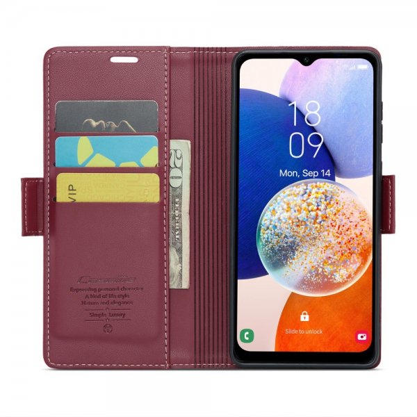 CaseMe Samsung Galaxy A14 Cover 023 Series Rød