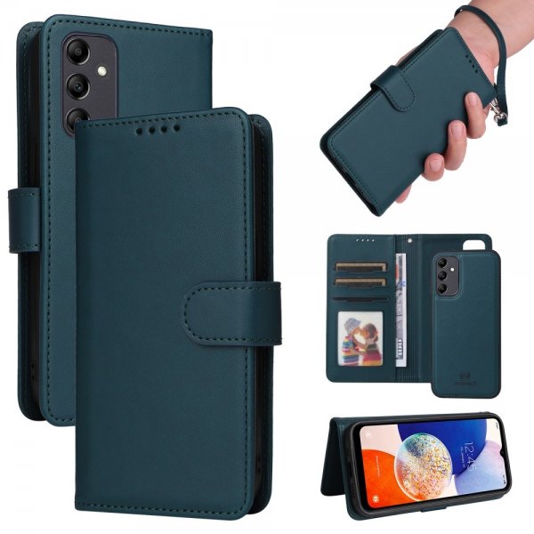 Betopnice Samsung Galaxy A14 Cover med Aftageligt Skal 005 Blå