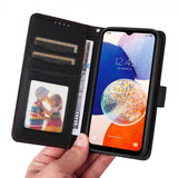 Betopnice Samsung Galaxy A14 Cover med Aftageligt Cover 005 Sort