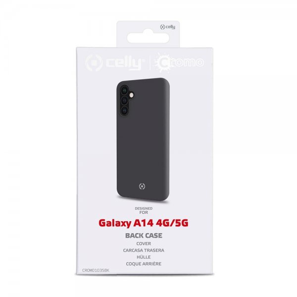 Celly Samsung Galaxy A14 Cover CROMO Sort
