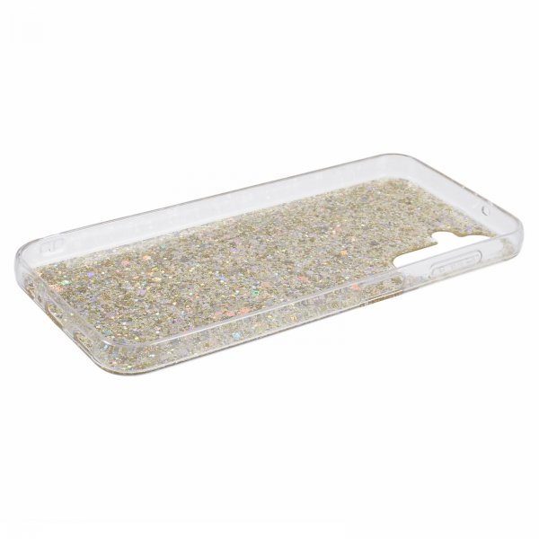 Nordic Covers Samsung Galaxy A14 Cover Sparkle Series Citrine Gold
