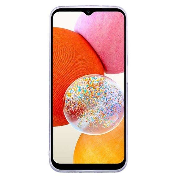Nordic Covers Samsung Galaxy A14 Cover Sparkle Series Lilla Lilla
