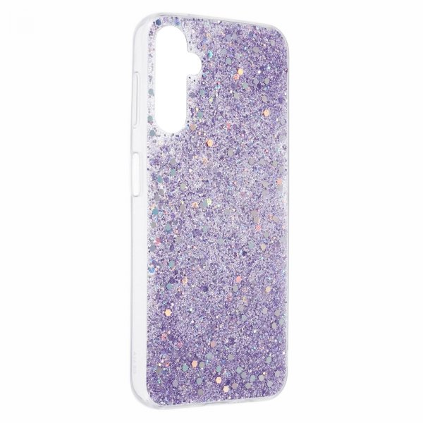 Nordic Covers Samsung Galaxy A14 Cover Sparkle Series Lilla Lilla