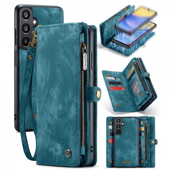 CaseMe Samsung Galaxy A15 Cover 008 Series Aftagelig Skal Blå