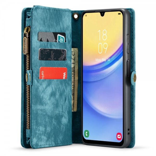 CaseMe Samsung Galaxy A15 Cover 008 Series Aftagelig Skal Blå