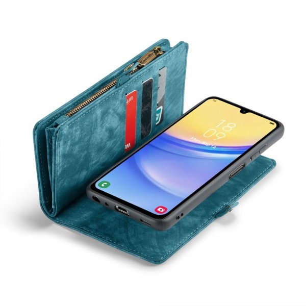 CaseMe Samsung Galaxy A15 Cover 008 Series Aftagelig Skal Blå