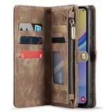 CaseMe Samsung Galaxy A15 Cover 008 Series Aftagelig Skal Brun