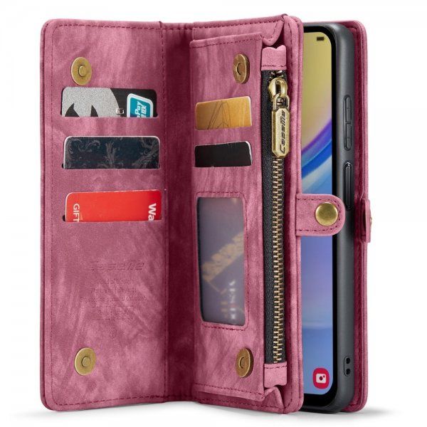 CaseMe Samsung Galaxy A15 Cover 008 Series Aftagelig Skal Rød