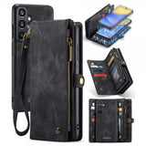 CaseMe Samsung Galaxy A15 Cover 008 Series Aftagelig Skal Sort