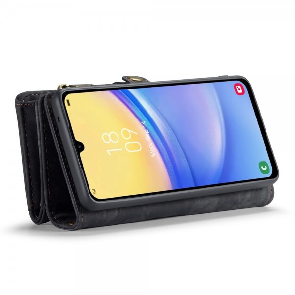 CaseMe Samsung Galaxy A15 Cover 008 Series Aftagelig Skal Sort