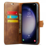 Dg.Ming Samsung Galaxy A15 Cover med Aftageligt Cover Brun