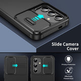 Samsung Galaxy A15 Cover Kameraskydd Sort