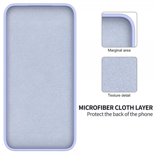 Samsung Galaxy A15 Cover med Strop Silikone Lilla
