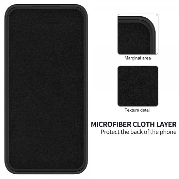 Samsung Galaxy A15 Cover med Strap Silikone Sort