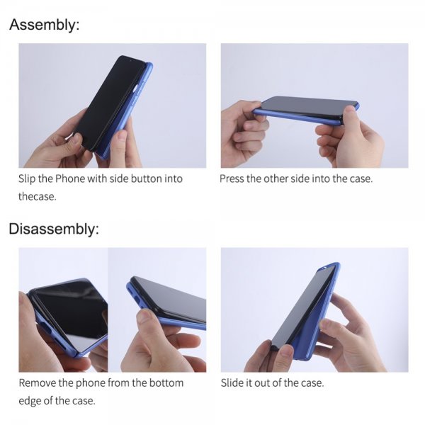 Nillkin Samsung Galaxy A15 Cover Super Frosted Shield Blå