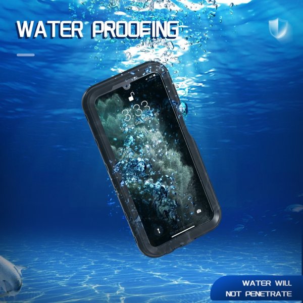 Redpepper Samsung Galaxy A15 Cover Vandtæt IP68 Sort