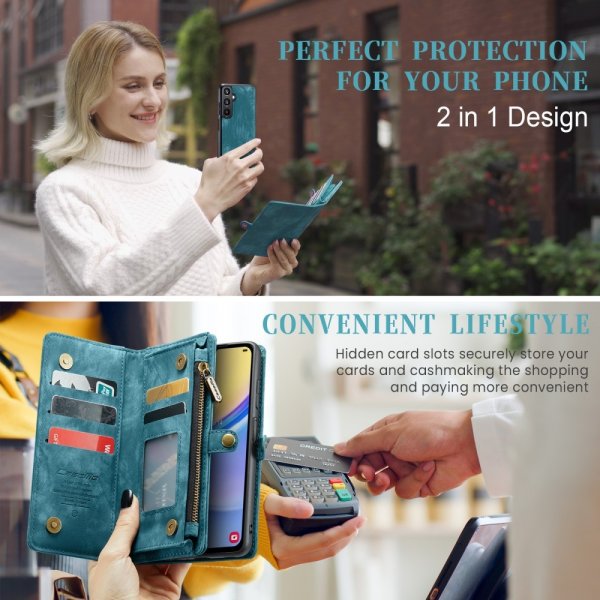 CaseMe Samsung Galaxy A16 Etui 008 Series Aftageligt Cover Blå