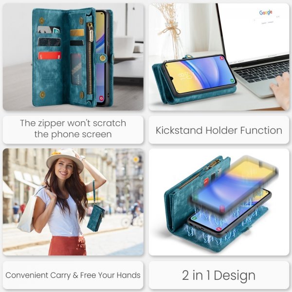 CaseMe Samsung Galaxy A16 Etui 008 Series Aftageligt Cover Blå