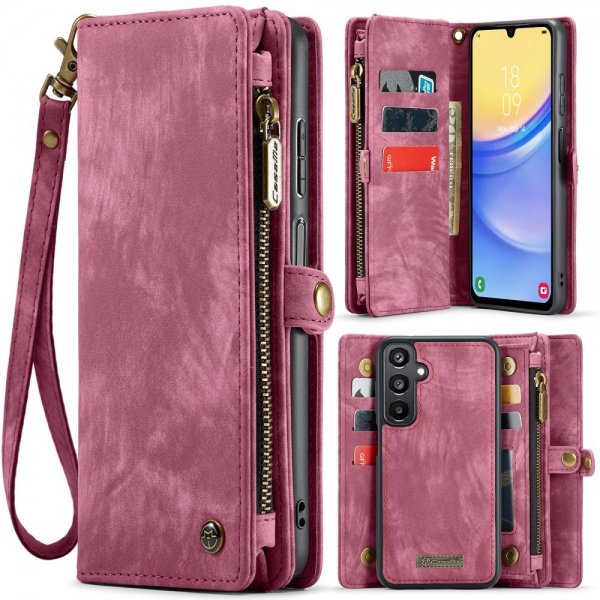 CaseMe Samsung Galaxy A16 Etui 008 Series Aftageligt Cover Rød
