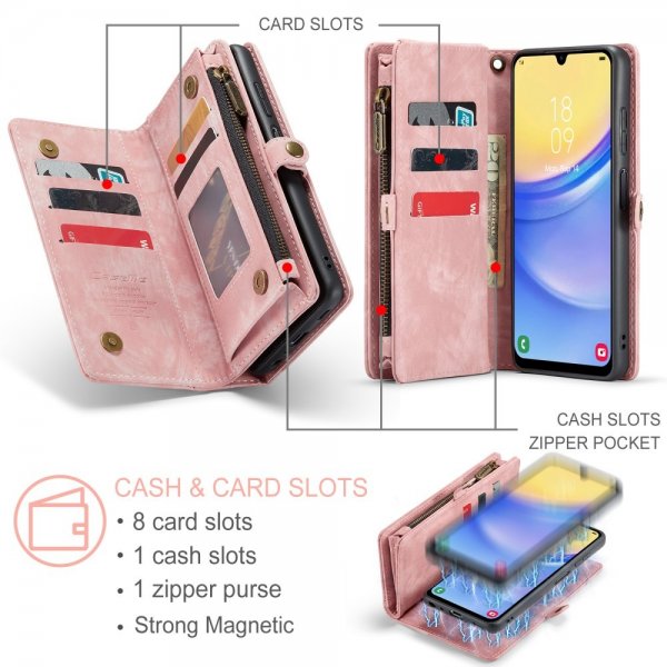 CaseMe Samsung Galaxy A16 Fodral 008 Series Aftageligt Cover Rosa