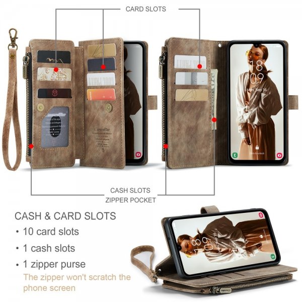 CaseMe Samsung Galaxy A16 Etui C30 Series Brun