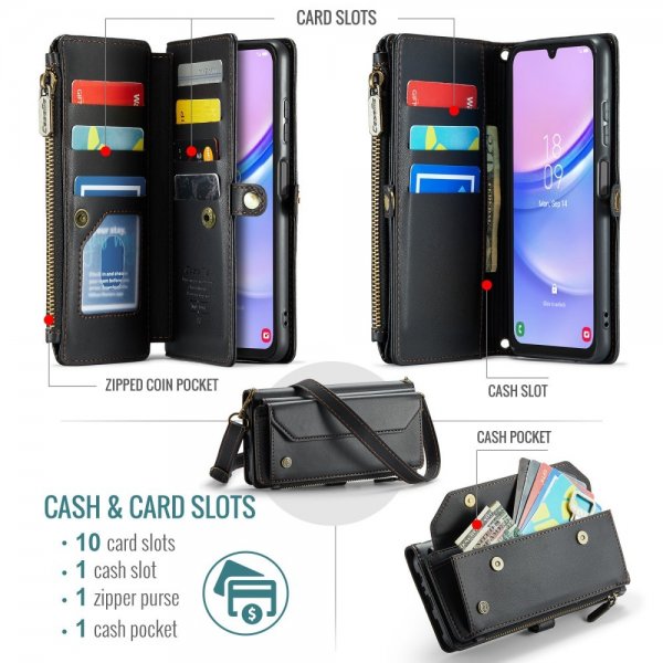 CaseMe Samsung Galaxy A16 Etui C36 Serie Sort
