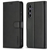 Lc.Imeeke Samsung Galaxy A16 Cover med Kortlomme Stativfunktion Sort