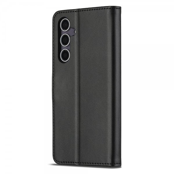 Lc.Imeeke Samsung Galaxy A16 Cover med Kortlomme Stativfunktion Sort