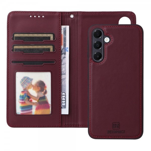 Betopnice Samsung Galaxy A16 Etui med Aftageligt Cover 005 Rød
