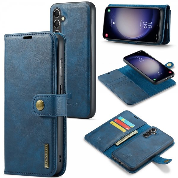 Dg.Ming Samsung Galaxy A16 Etui med Aftageligt Cover Blå