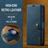 Dg.Ming Samsung Galaxy A16 Etui med Aftageligt Cover Blå