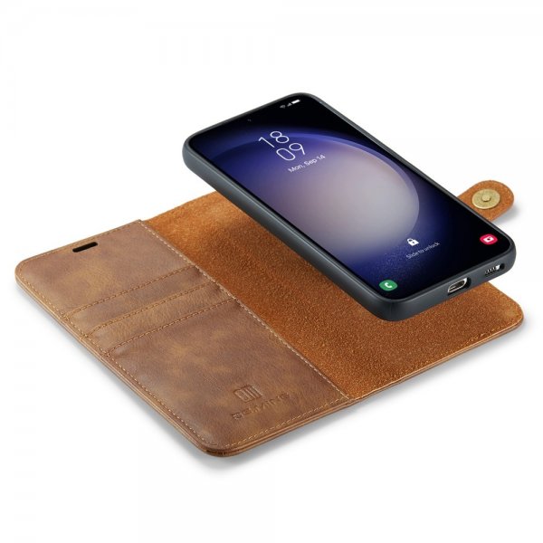 Dg.Ming Samsung Galaxy A16 Etui med Aftageligt Cover Brun