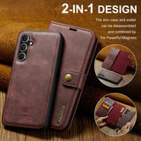 Dg.Ming Samsung Galaxy A16 Etui med Aftageligt Cover Rød