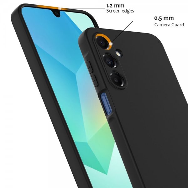 Samsung Galaxy A16 Cover med Strap Silikone MagSafe Sort
