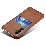 Samsung Galaxy A16 Cover med to Kortlommer Mørkebrun